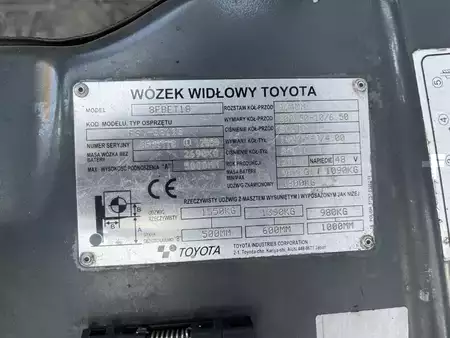 El Truck - 3-hjul 2014  Toyota 8FBET18 (4)