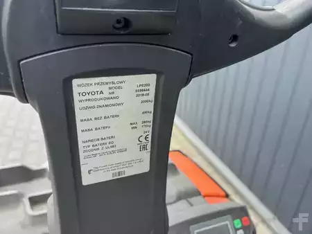 Transpalettes électriques 2018  BT LPE200 (4)