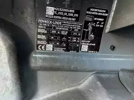Elektromos 4 kerekű 2020  Linde E25L-01 (4)