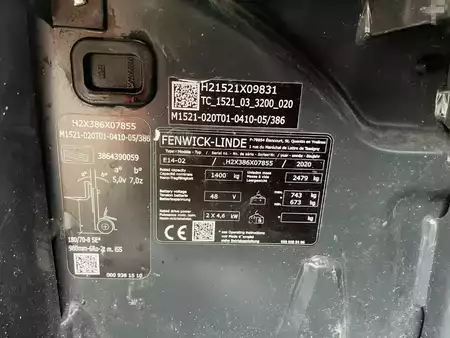 Chariots électriques à 3 roues 2020  Linde E14-02 (4)