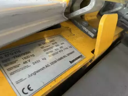Chariots électriques à 3 roues 2018  Jungheinrich EFG215 (4)
