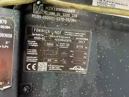 Dízel targoncák 2017  Linde H50D-02 (4)