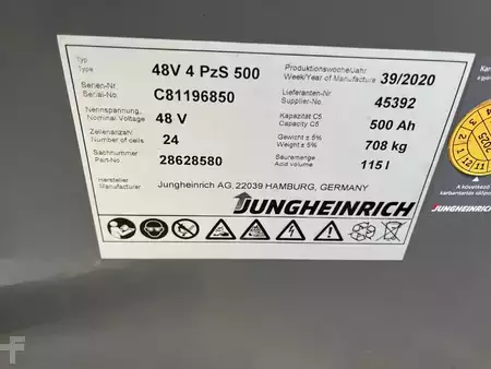 3-wiel elektrische heftrucks 2020  Jungheinrich EFG213 (5)