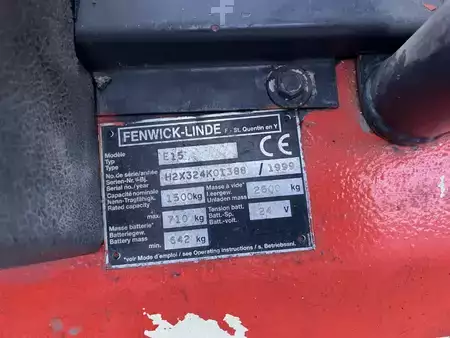 Elektromos 3 kerekű 1999  Linde E15 (4)