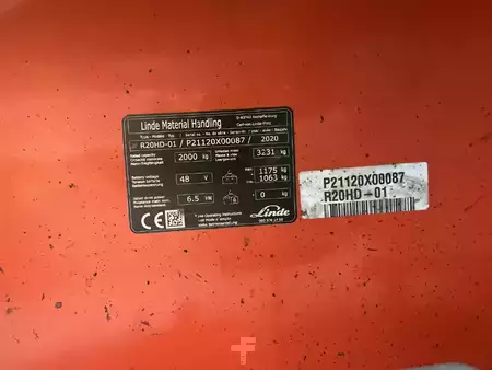 Carretilla retráctil 2020  Linde R20HD-01 (4)