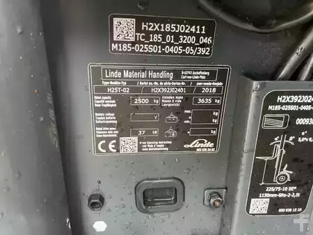 Wózki gazowe 2018  Linde H25T-02 (4)