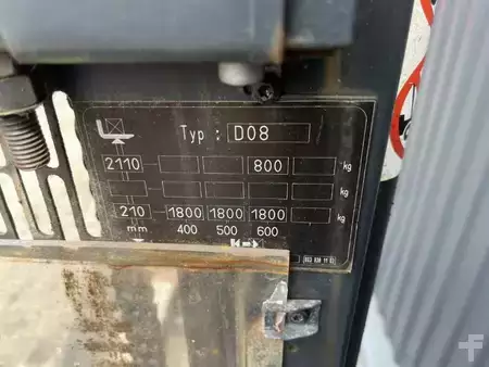 Apilador eléctrico 2021  Linde D08 (5)