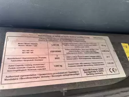 Elektromos emelőkocsik 2022  BT LHE130 (4)