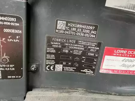 Wózki widłowe diesel 2017  Linde H45D-02 (4)