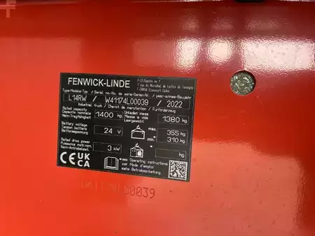 Stoccatori uomo seduto  Linde L14RW (4)