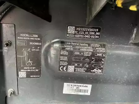 Wózki gazowe 2019  Linde H20T-01 (4)