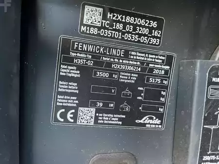 Wózki gazowe  Linde H35T-02 (4)