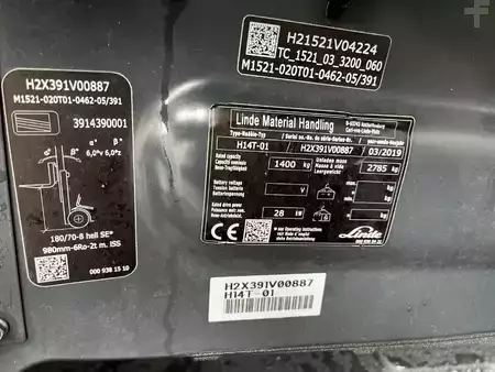 Gas truck 2019  Linde H14T-01 (4)