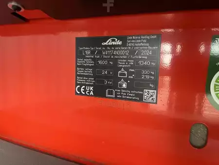 Hochhubwagen Sitz 2024  Linde L16R (4)