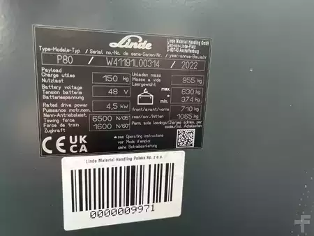 Wózki systemowe do implementacji 2022  Linde P80 (4)