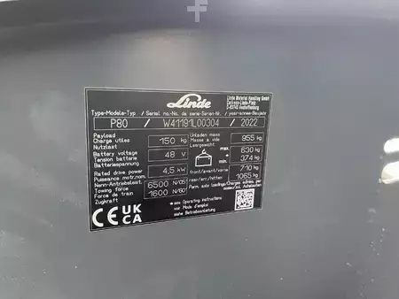Wózki systemowe do implementacji 2022  Linde P80 (4)