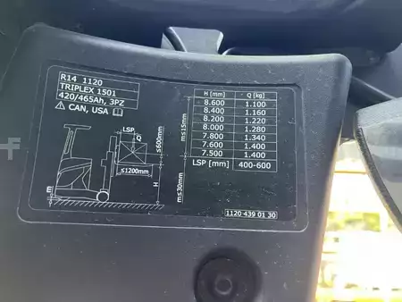 Hochhubwagen Sitz 2021  Linde R14 (7)