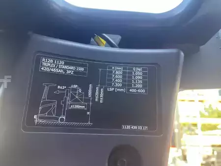 Reach Truck  Linde R12B (9)