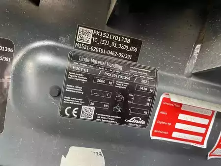 Carretilla elevadora GLP 2021  Linde H20T-01 (4)