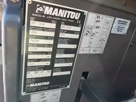 Ładowarki teleskopowe obrotowe  Manitou MRT1840 (4)