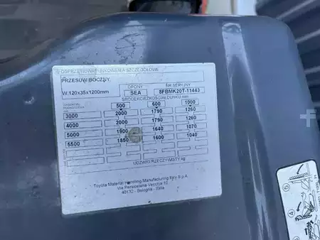 4-wiel elektrische heftrucks 2019  Toyota 8FBMK20T (5)