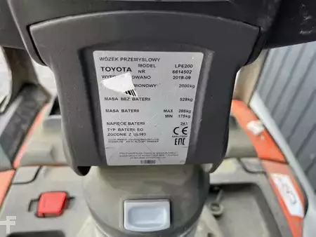 Nízkozdvižný vozík 2018  BT LPE200 (4)