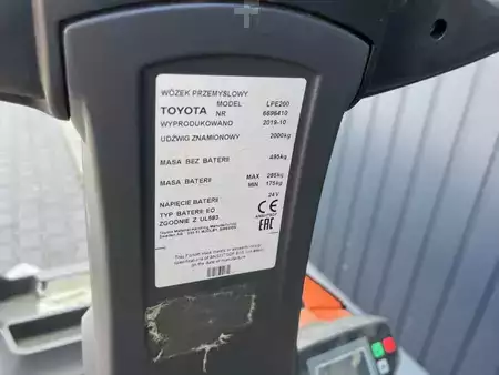 Nízkozdvižný vozík 2019  BT LPE200 (4)