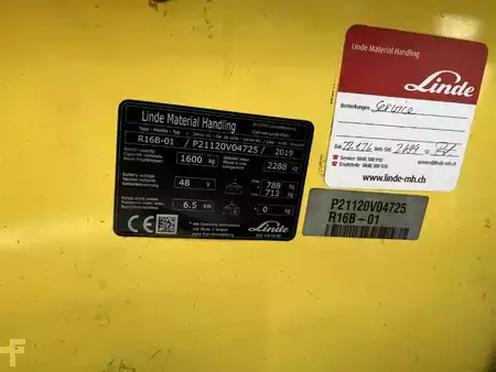 Tolóoszlopos targonca 2019  Linde R16B (4)