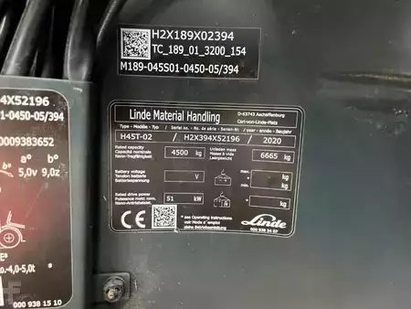 Treibgasstapler 2020  Linde H45T-02 (4)