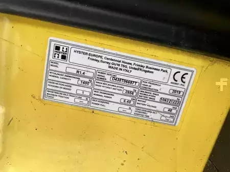 Schubmaststapler 2019  Hyster R1.4 (4)