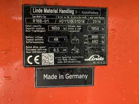 Schubmaststapler 2014  Linde  R16B-01  (4)