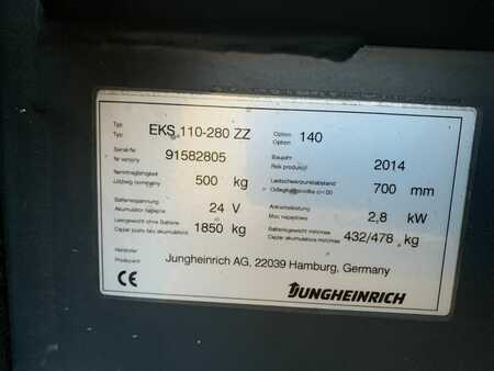 Vertikální vychystávací vozík 2014  Jungheinrich EKS110 (4) 