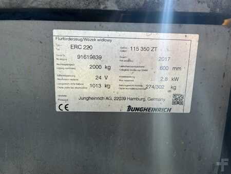 VZV s plošinou pro řidiče 2017  Jungheinrich ERC220 (4)