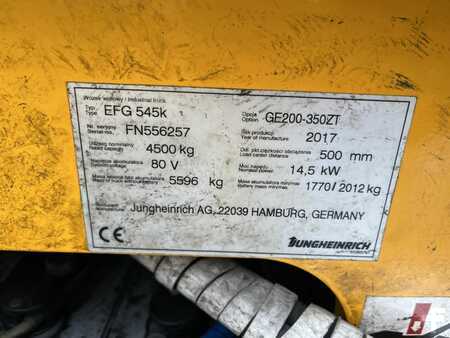 Elektryczne 4-kołowe 2017  Jungheinrich EFG545k (4)