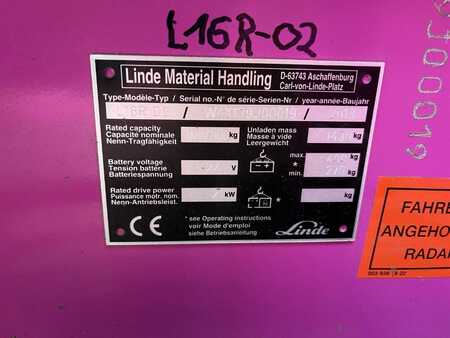 Wózek wysokiego podnoszenia z fotelem 2018  Linde L16RDG (4)