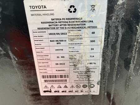 3-wiel elektrische heftrucks 2014  Toyota 8FBET15 (7)