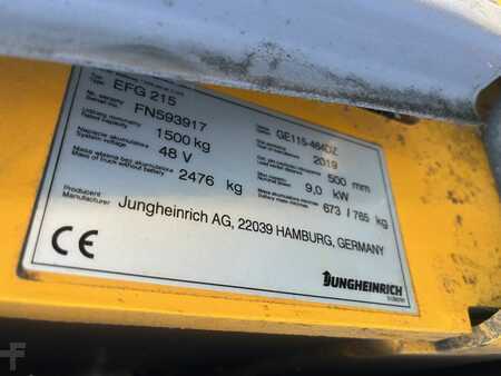 Elektro tříkolové VZV 2019  Jungheinrich EFG215 (4)