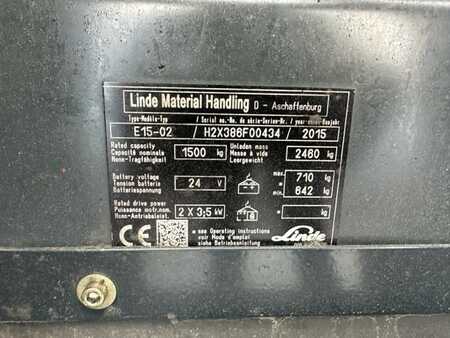 Elektro tříkolové VZV 2015  Linde E-15-02-24 volt (3)