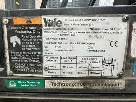 Dieselstapler 2014  Yale GDP-35-VX-E2345 (3)