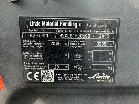Gas gaffeltruck 2015  Linde H-20-T-01 391 half Cabine (3) 