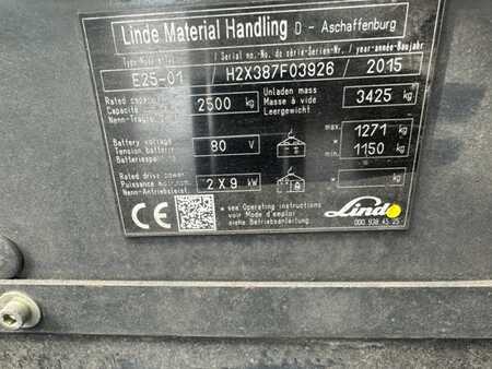 4-wiel elektrische heftrucks 2015  Linde E-25-01 (3) 