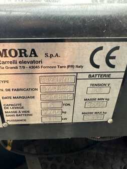 Elektro čtyřkolový VZV 2012  Mora EP-60-RA battery 8/2018 (6)