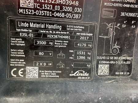 3-wiel elektrische heftrucks 2017  Linde E-35-L-01 (4)