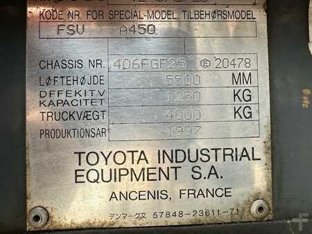 Wózki gazowe 1997  Toyota 42-6-FGF-25 Cabin (4)