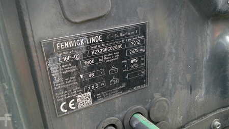 Elektro čtyřkolový VZV 2012  Linde E16P-01 1/2CABIN BAT2023 (4)