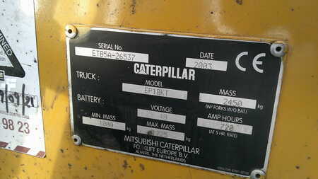 Electric - 3 wheels 2003  CAT Lift Trucks EP18KT (5)