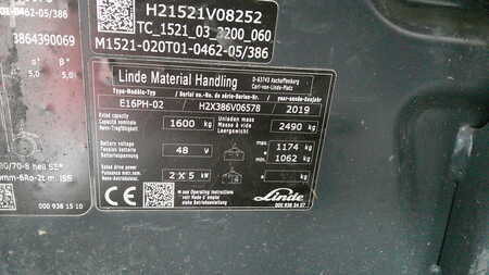 Carrelli elettrici 4 ruote 2019  Linde E16PH-02 (5)