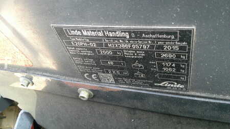 Elektro čtyřkolový VZV 2015  Linde E20PH-02 (5)