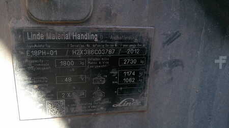 Veicoli elettrici con pianale 2012  Linde E18PH-01 3302HOURS (5)