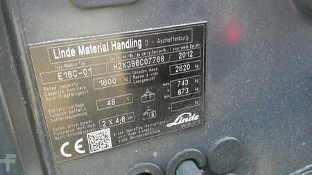 Electric - 3 wheels 2012  Linde E16C-01 971 HOURS (5)